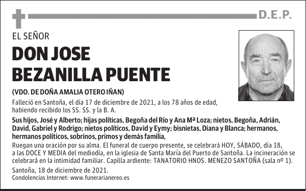 DON JOSE BEZANILLA PUENTE