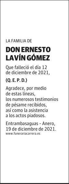 DON ERNESTO LAVÍN GÓMEZ