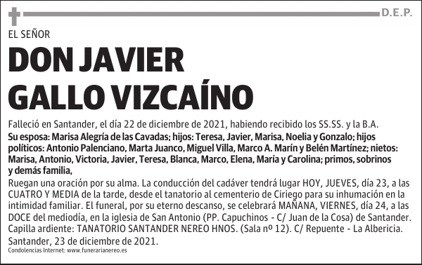 DON JAVIER GALLO VIZCAÍNO