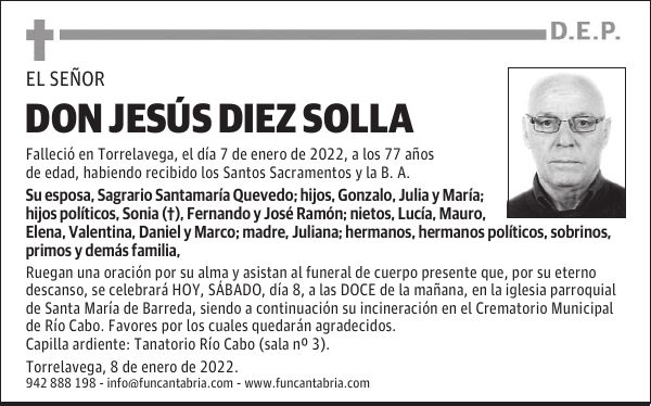 DON JESÚS DIEZ SOLLA