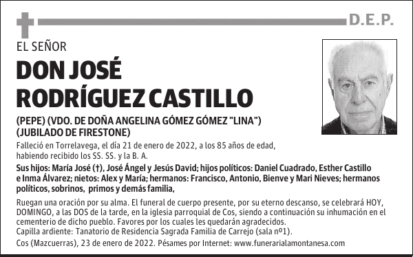 DON JOSÉ RODRÍGUEZ CASTILLO