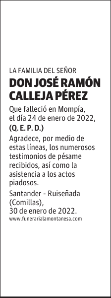DON JOSÉ RAMÓN CALLEJA PÉREZ