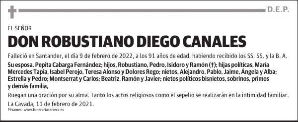DON ROBUSTIANO DIEGO CANALES