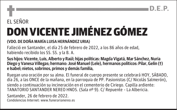 DON VICENTE JIMÉNEZ GÓMEZ