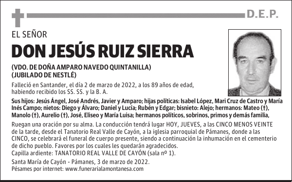 DON JESÚS RUIZ SIERRA