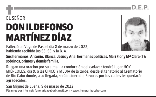 DON ILDEFONSO MARTÍNEZ DÍAZ