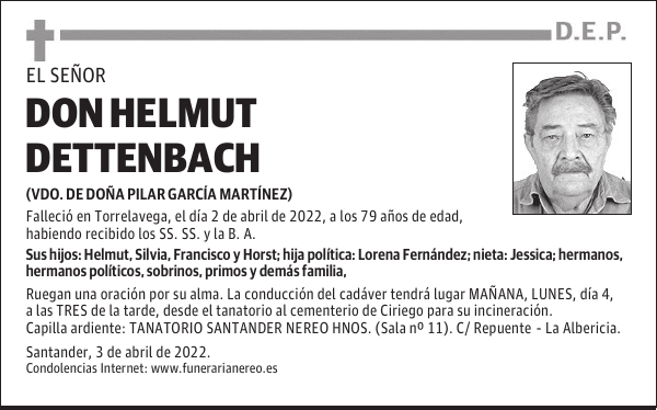 DON HELMUT DETTENBACH