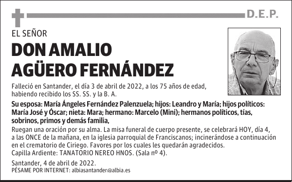 DON AMALIO AGÜERO FERNÁNDEZ