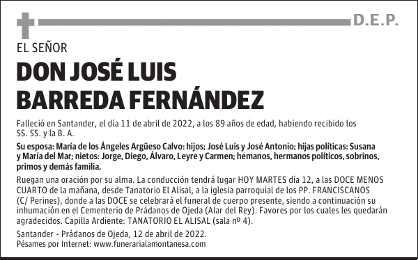 DON JOSÉ LUIS BARREDA FERNÁNDEZ