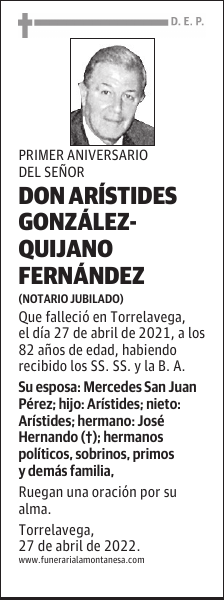 DON ARÍSTIDES
