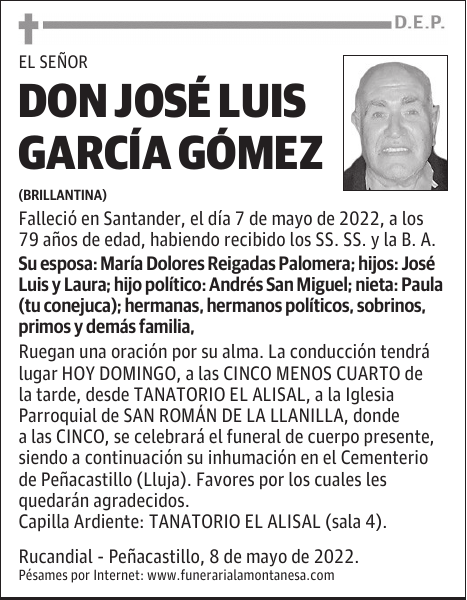 DON JOSÉ LUIS GARCÍA GÓMEZ