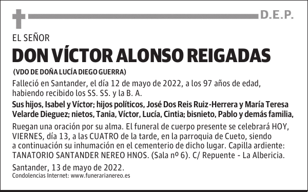 DON VICTOR ALONSO REIGADAS