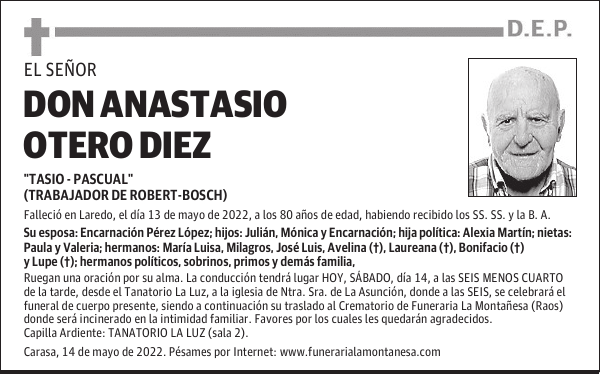 DON ANASTASIO OTERO DIEZ