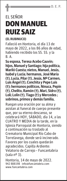 Don Manuel Ruiz Saiz