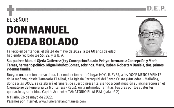DON MANUEL OJEDA BOLADO