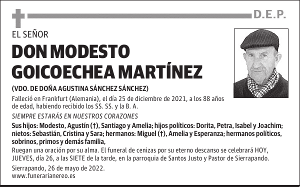DON MODESTO GOICOECHEA MARTÍNEZ