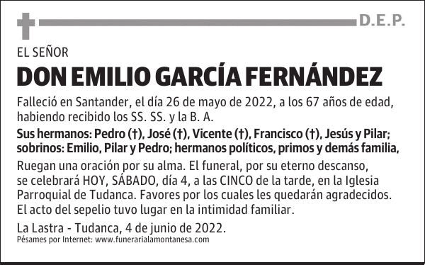DON EMILIO GARCÍA FERNÁNDEZ