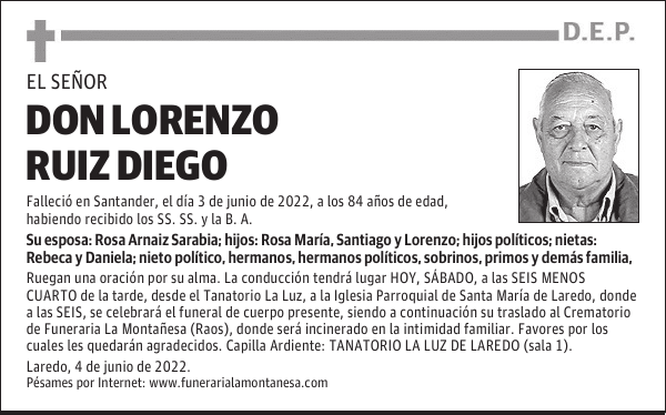 DON LORENZO RUIZ DIEGO