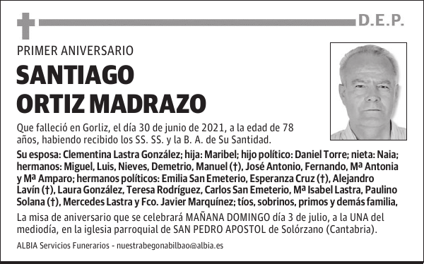 SANTIAGO ORTIZ MADRAZO