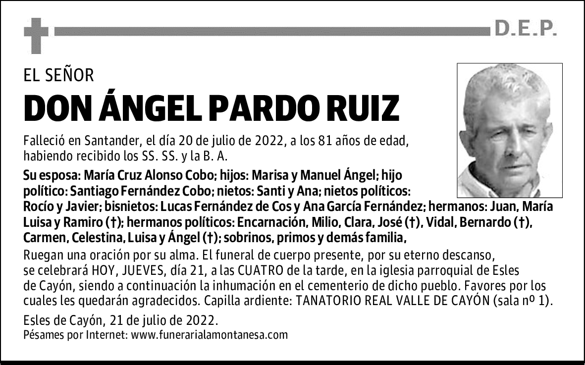 DON ÁNGEL PARDO RUIZ