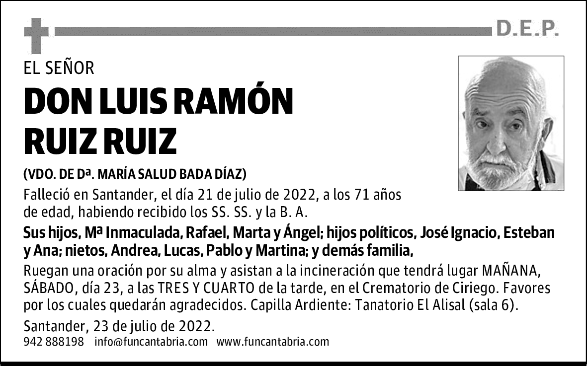 Don Luis Ramón Ruiz Ruiz