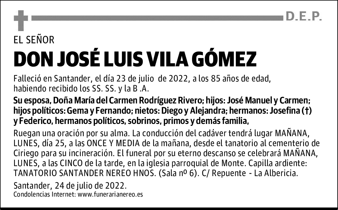 DON JOSÉ LUIS VILA GÓMEZ