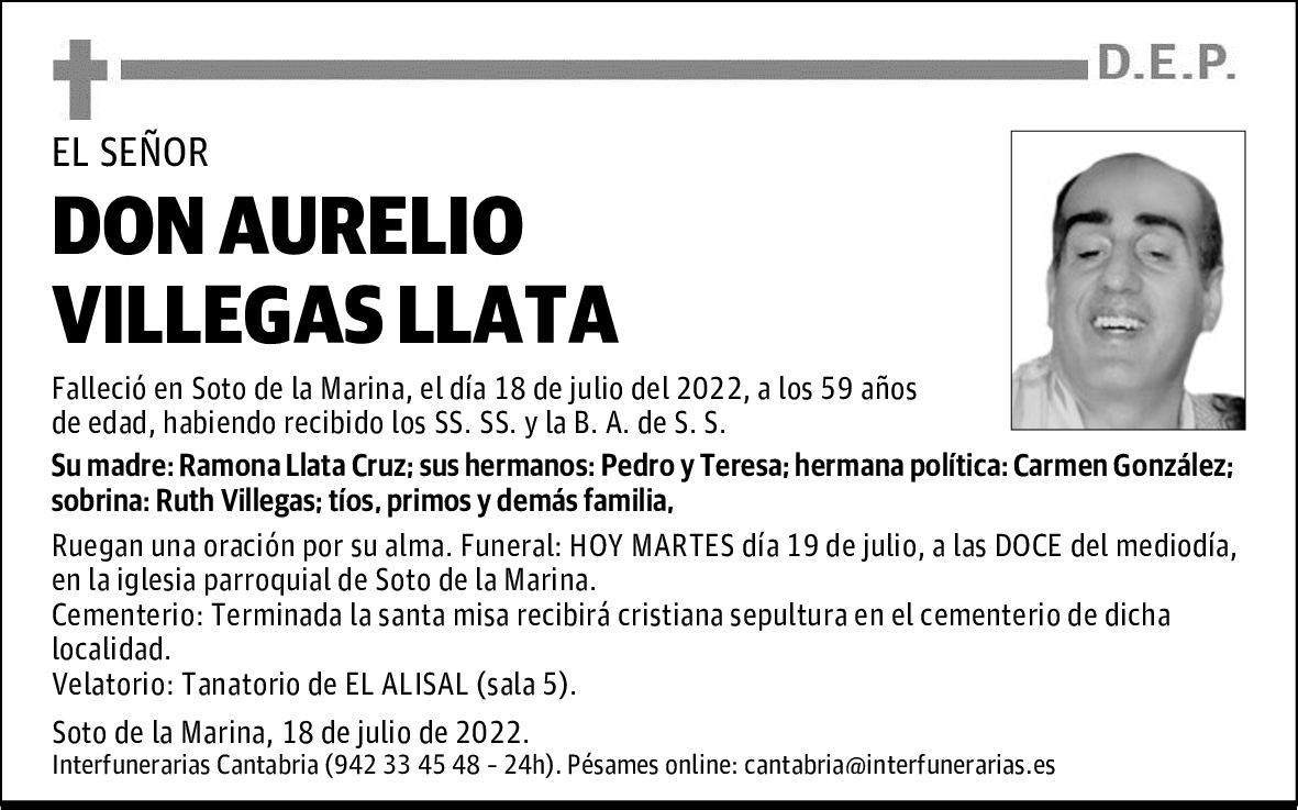 DON AURELIO VILLEGAS LLATA
