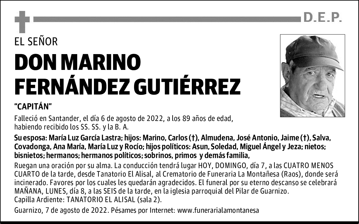 DON MARINO FERNÁNDEZ GUTIÉRREZ