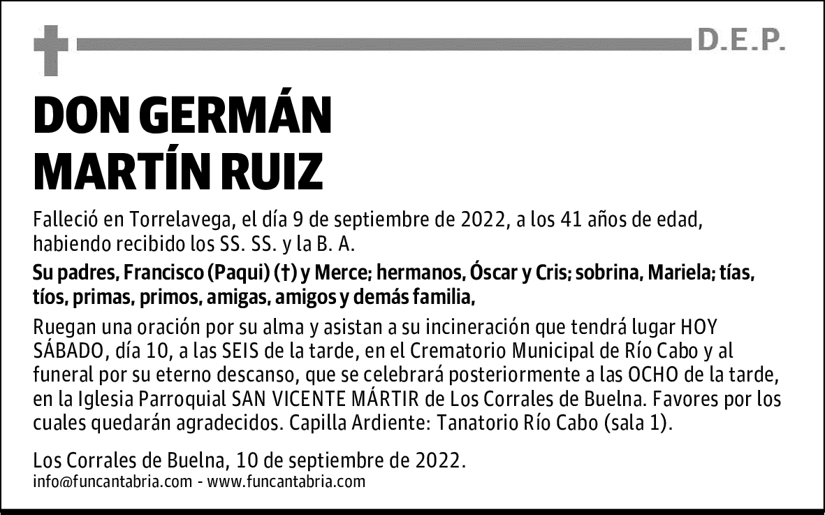 DON GERMÁN MARTÍN RUIZ
