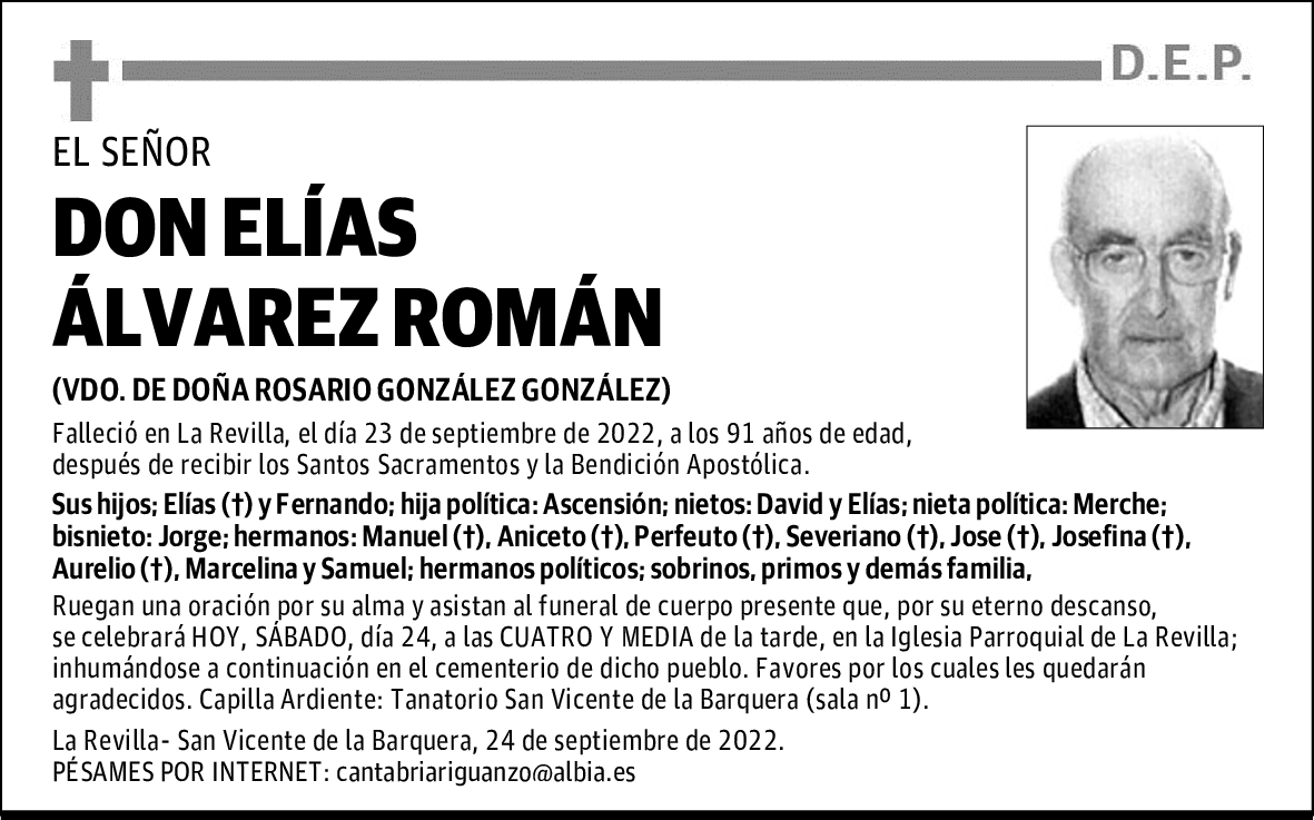 DON ELÍAS ÁLVAREZ ROMÁN