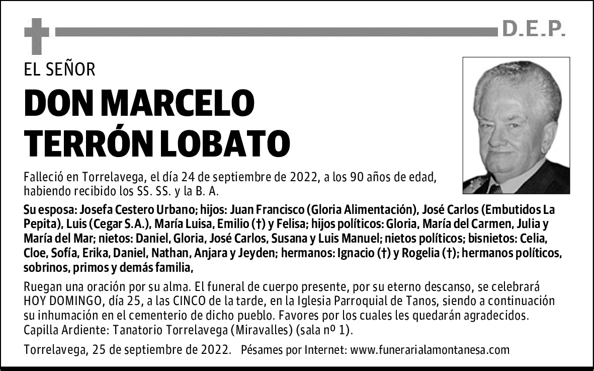 DON MARCELO TERRÓN LOBATO