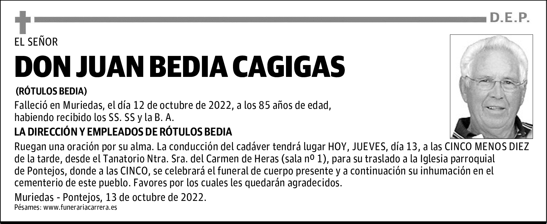 DON JUAN BEDIA CAGIGAS