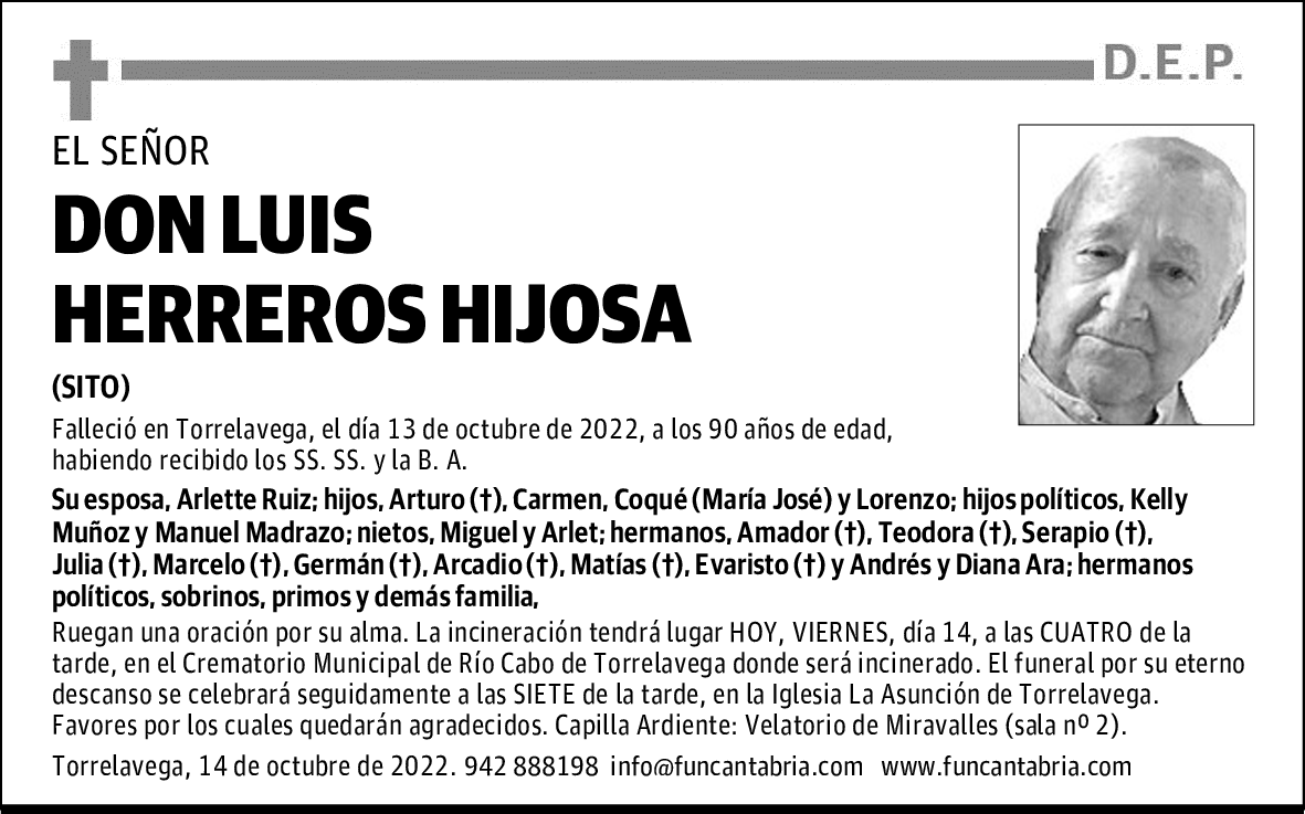 DON LUIS HERREROS HIJOSA