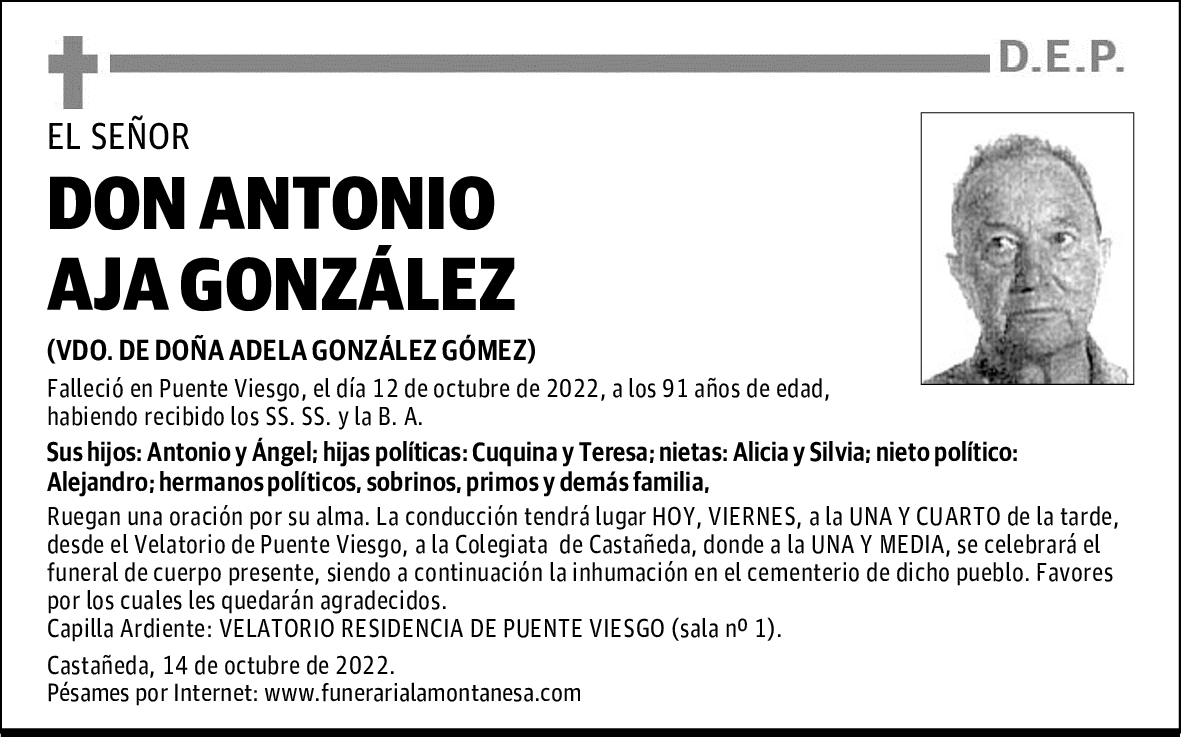 DON ANTONIO AJA GONZÁLEZ