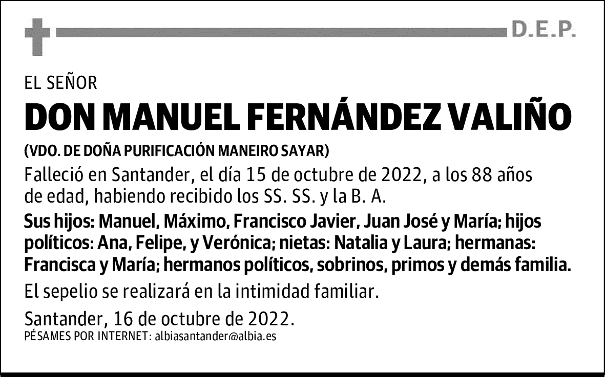 DON MANUEL FERNÁNDEZ VALIÑO