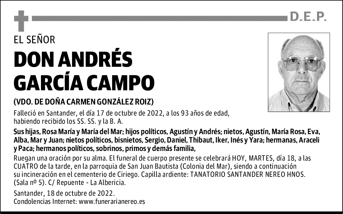 DON ANDRÉS GARCÍA CAMPO
