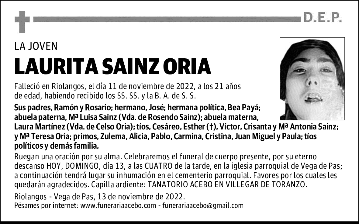LAURITA SAINZ ORIA