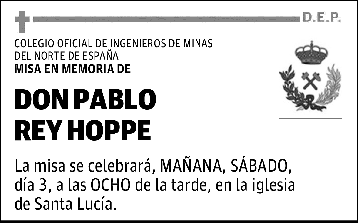 PABLO REY HOPPE