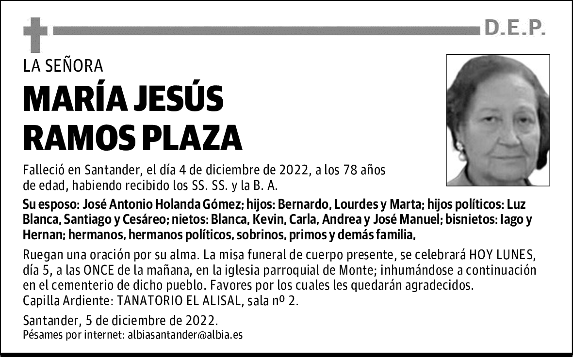MARÍA JESÚS RAMOS PLAZA