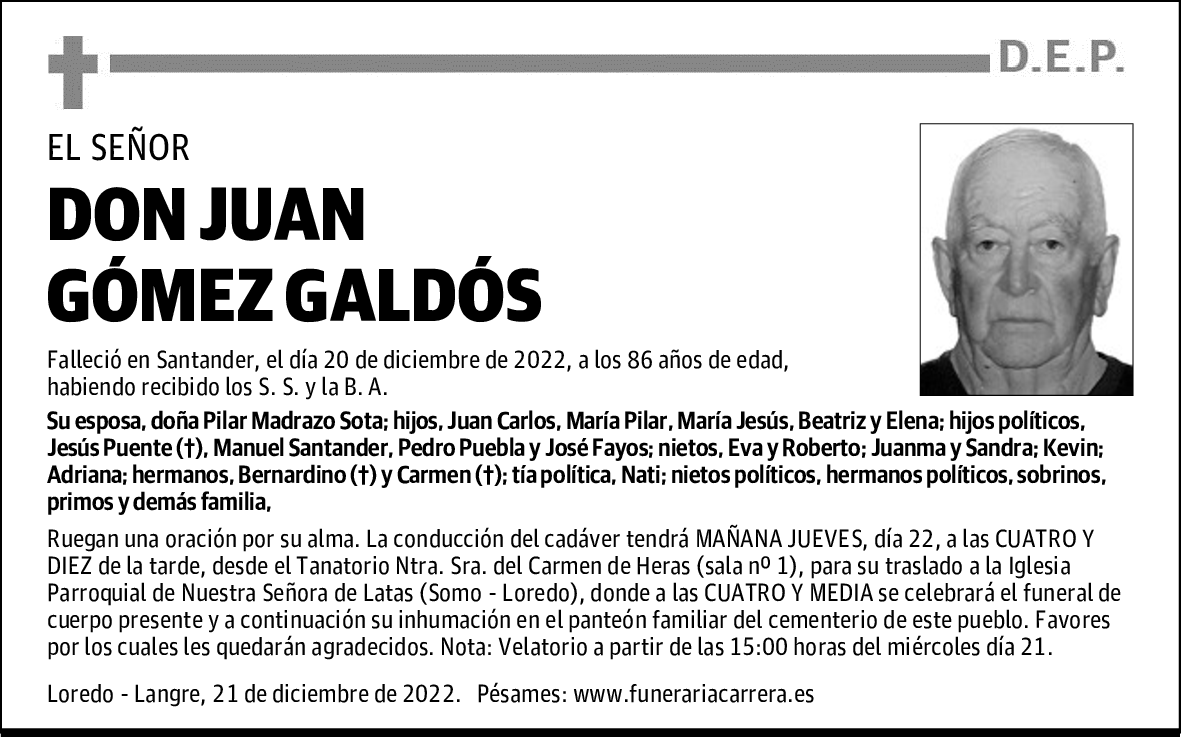 DON JUAN GÓMEZ GALDÓS