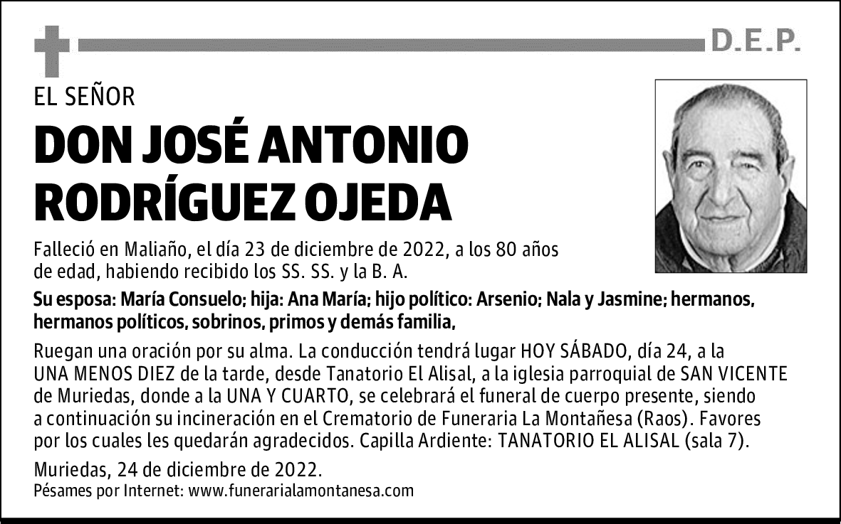 DON JOSÉ ANTONIO RODRÍGUEZ OJEDA