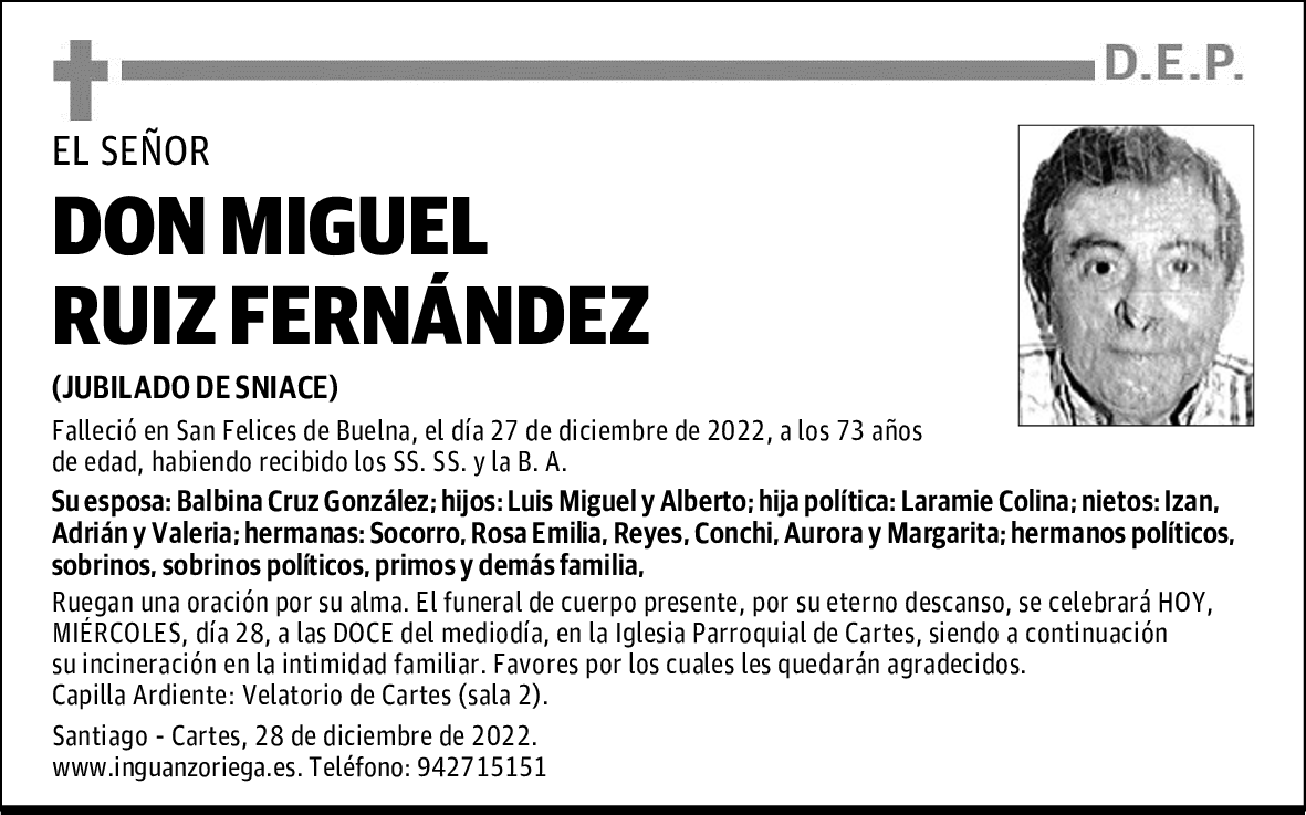 DON MIGUEL RUIZ FERNÁNDEZ