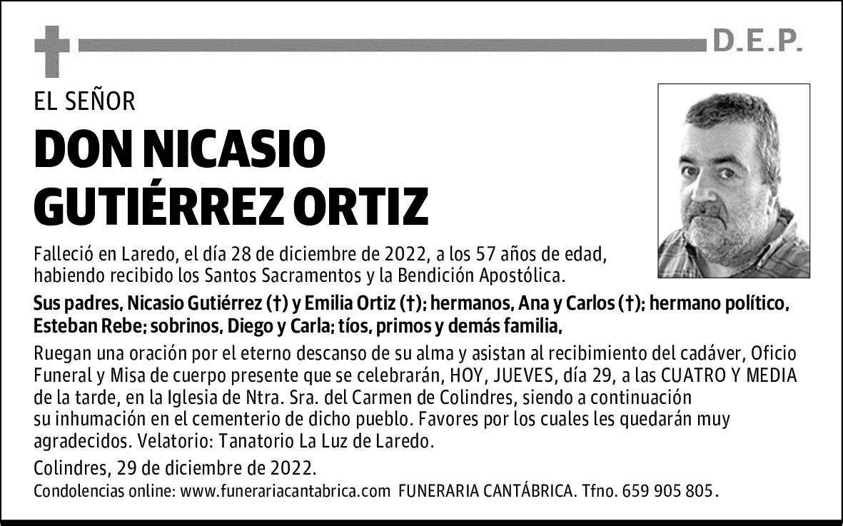 DON NICASIO GUTIÉRREZ ORTIZ