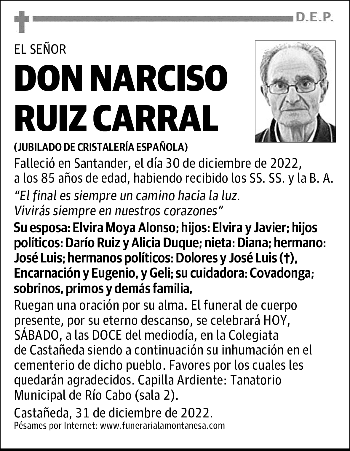 DON NARCISO RUIZ CARRAL