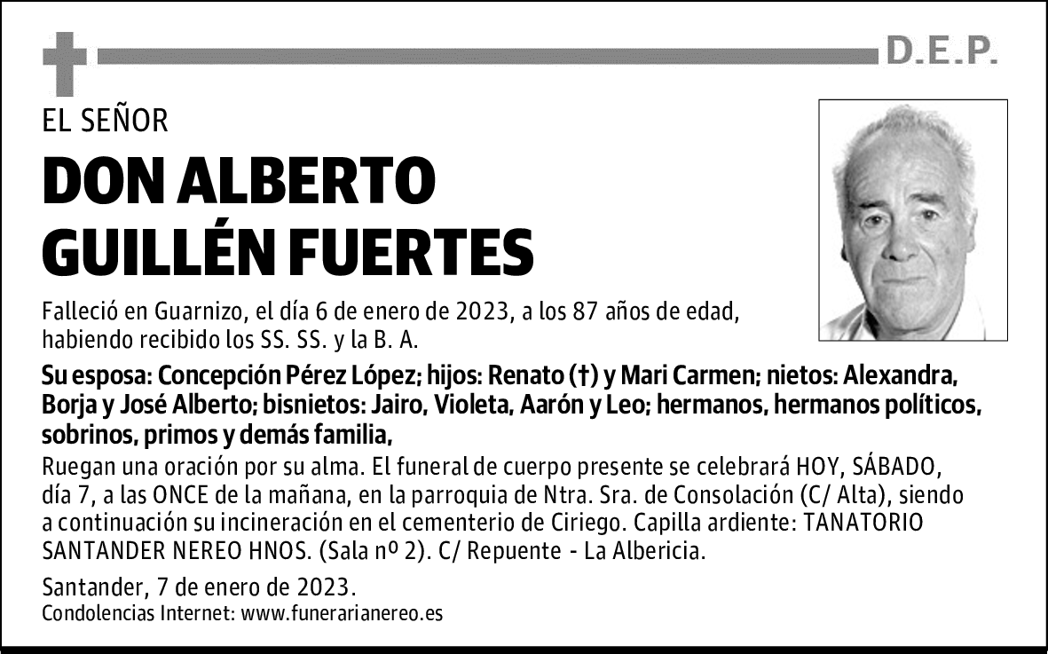 DON ALBERTO GUILLÉN FUERTES