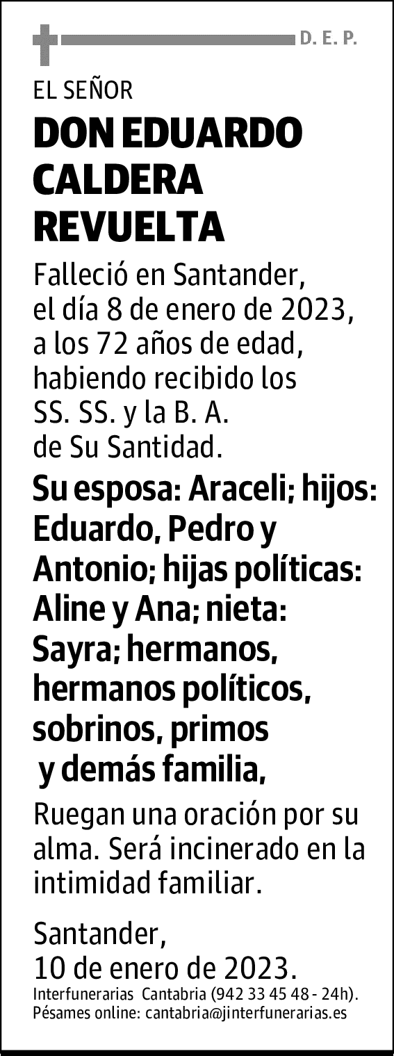 DON EDUARDO CALDERA REVUELTA