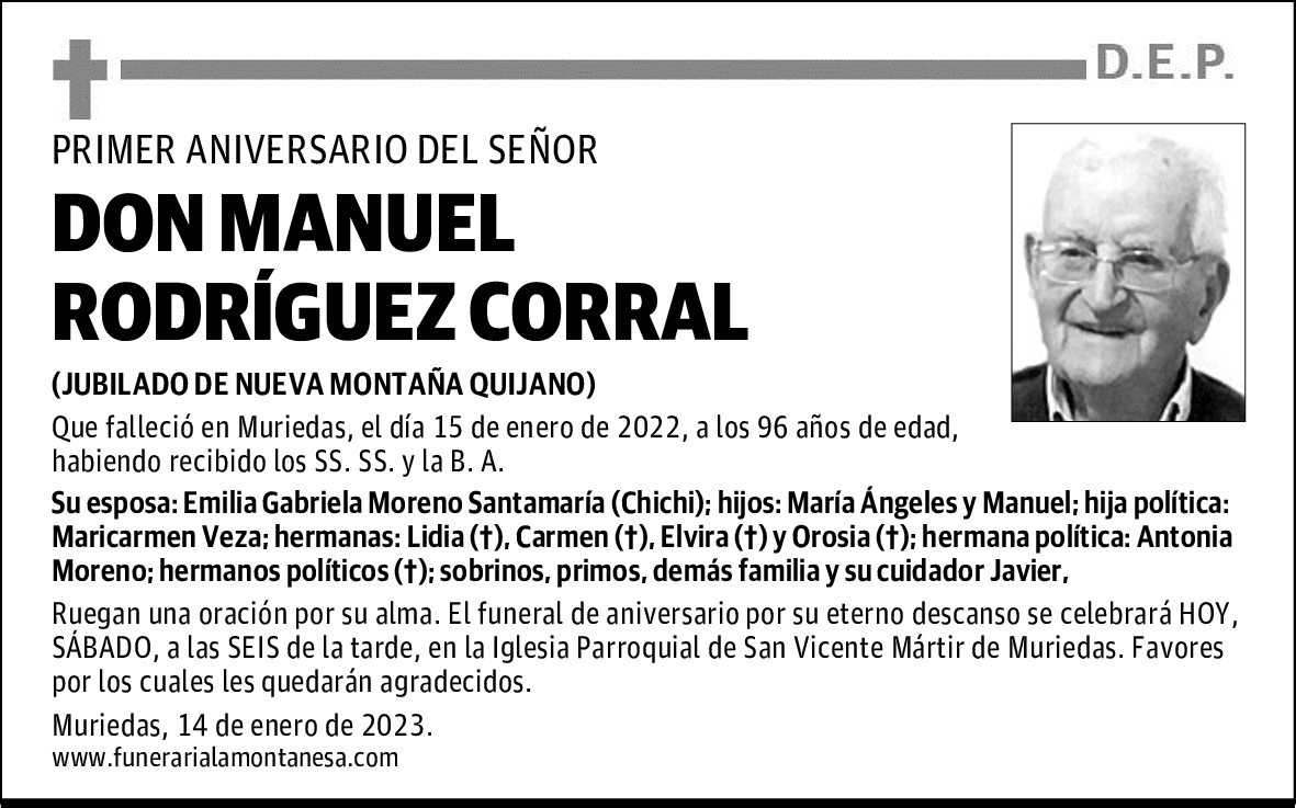 DON MANUEL RODRÍGUEZ CORRAL