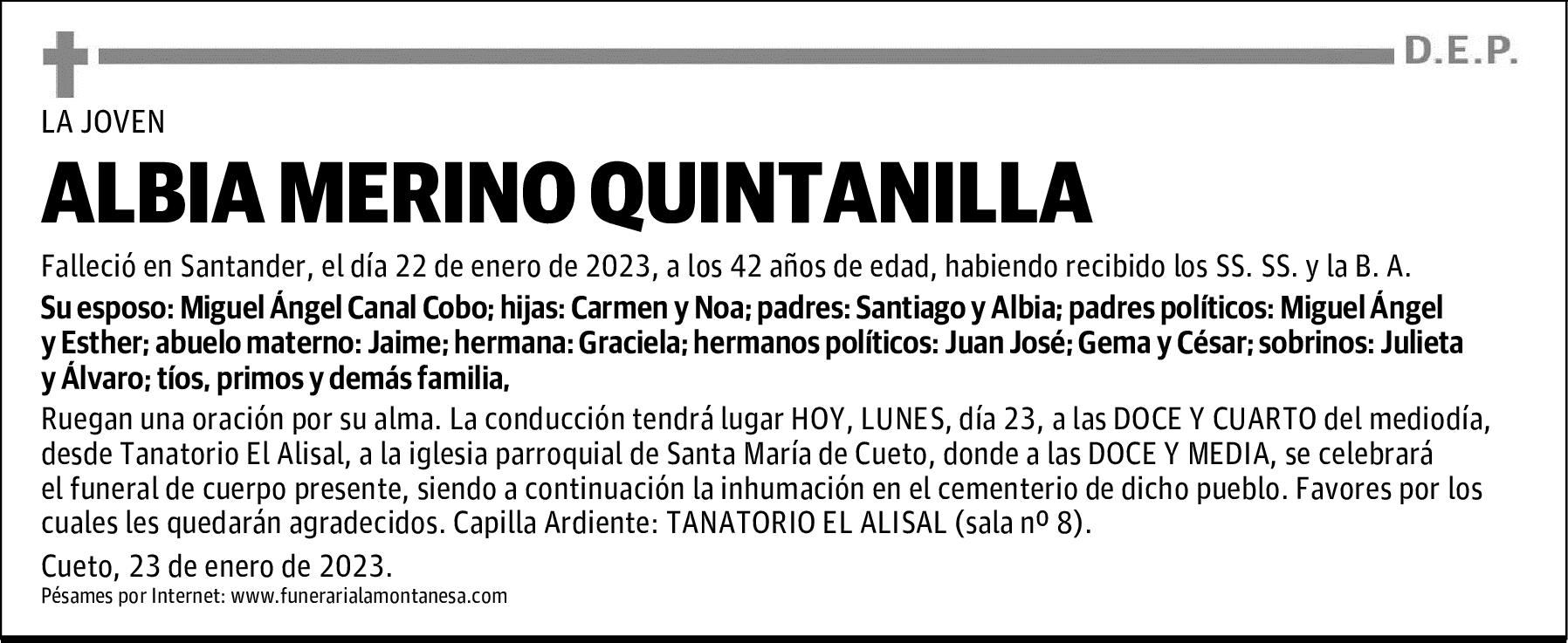 ALBIA MERINO QUINTANILLA