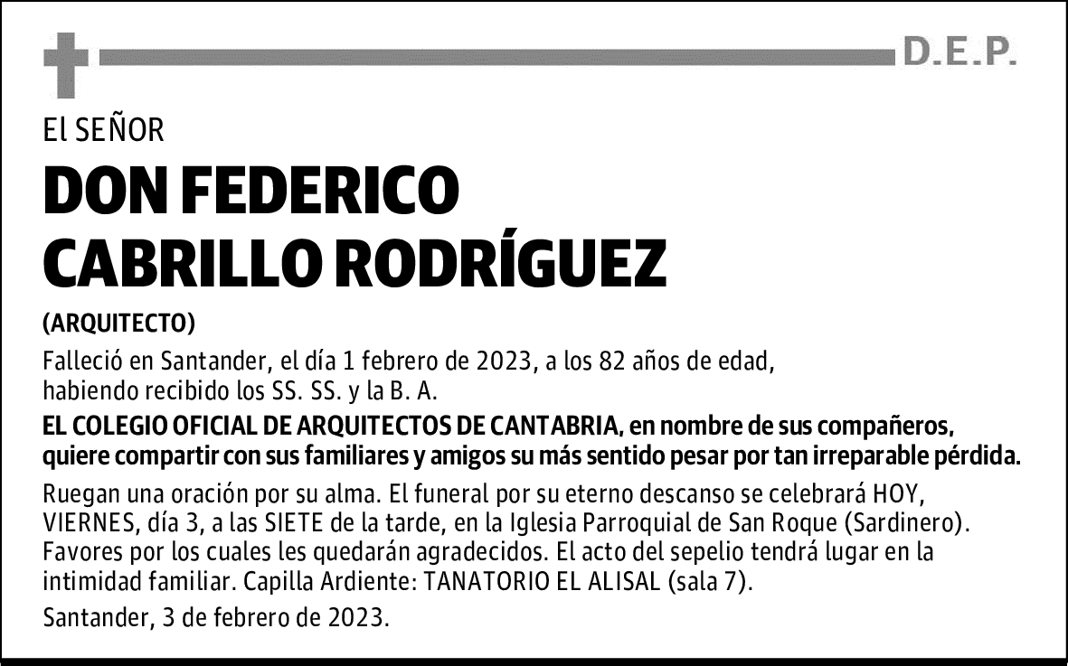 DON FEDERICO CABRILLO RODRÍGUEZ