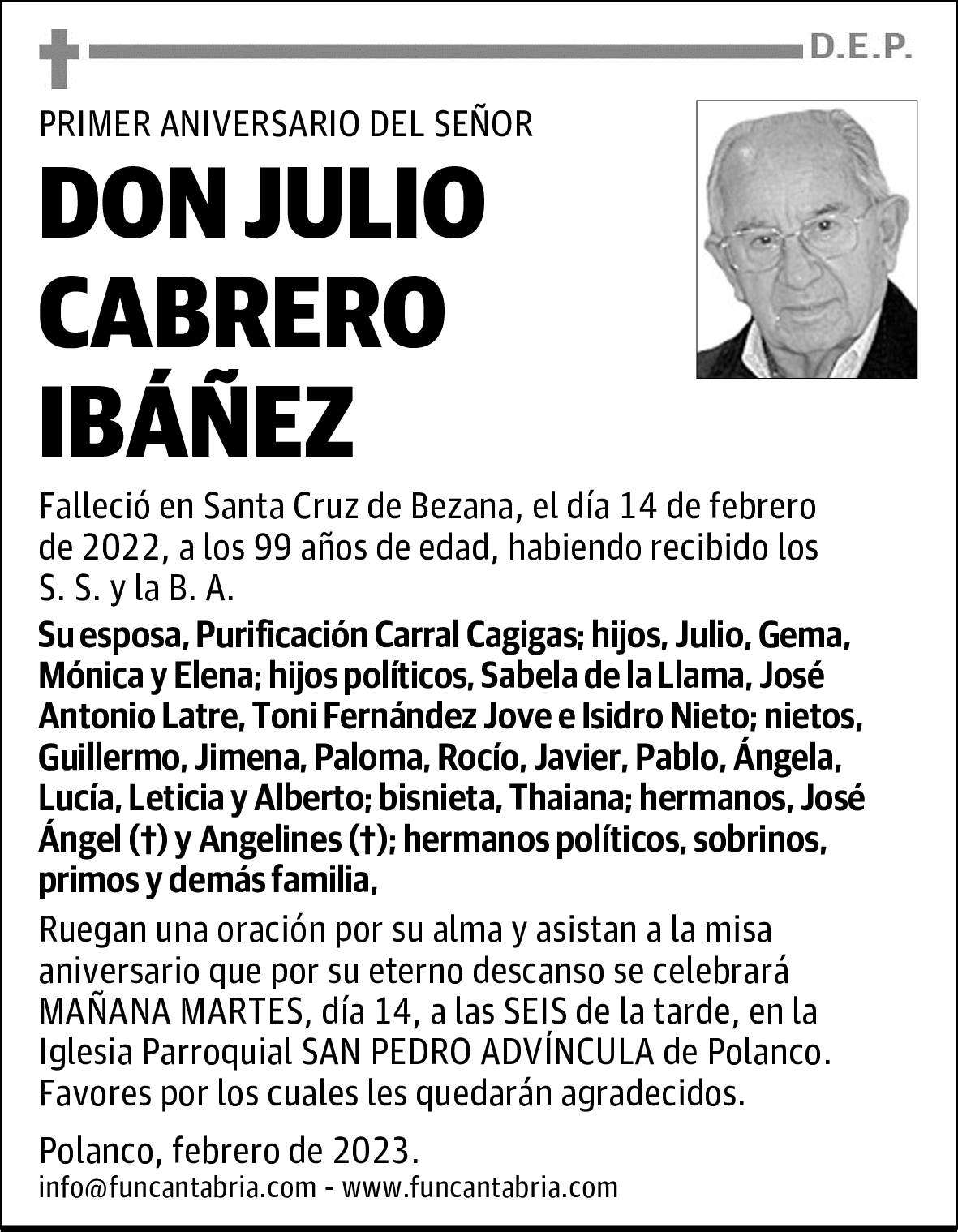 DON JULIO CABRERO IBÁÑEZ